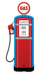 Old school gas pump Meme Template