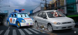 Cop car chase Meme Template