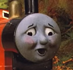 James the red engine Meme Template
