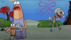 crazy squidward Meme Template