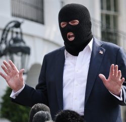 Face mask Donald Meme Template