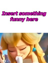 Peach (Movie) Laughs At What? Meme Template