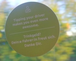 Flixbus nudging to tip their drivers Meme Template