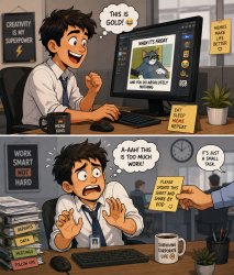 Lazy employee Meme Template