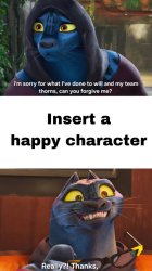 Who Accepts Jett Fillmore's Apology? Meme Template