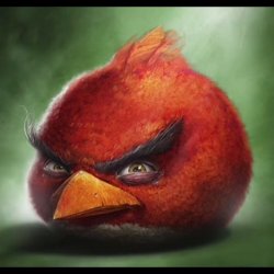 Angry Bird Big Red Meme Template
