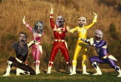 Zombie Power Rangers Meme Template
