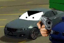 coupe with gun Meme Template
