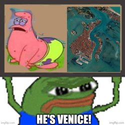 Venice=Patrick Meme Template