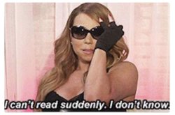 Mariah I can't read Meme Template