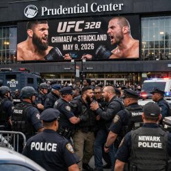 Khamzat Chimaev-Sean Strickland UFC 328 Meme Template