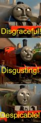 Disgraceful, Disgusting, Despicable Meme Template