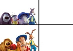 Dougal And His Friends Likes/Hates Meme Template