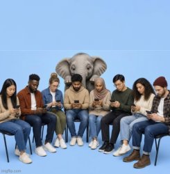 Elephant in the room Meme Template