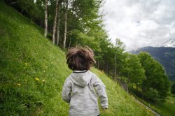 kid in nature Meme Template
