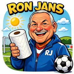 ron jans with keukenrol in his hand Meme Template