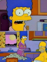 Estuviste despierto toda la noche homero simpson Meme Template