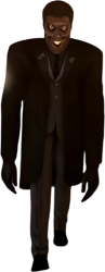 Gray Suited Ahlelele Demon Meme Template