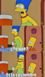 Bart No Meme Template