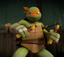 Michelangelo/Mikey (TMNT 2012) Meme Template