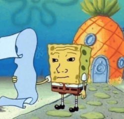 Spongebob reading Meme Template