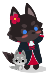 Rosie Wolfhead Waving Meme Template