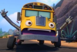 Mighty MonsterWheelies School Bus Shitscared Meme Template