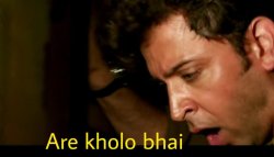 Are kholo bhai Meme Template