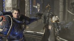 Titus aiming at chaplain Meme Template