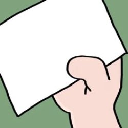 Hand holding paper meme Meme Template