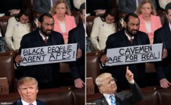 Al Green vs President Trump Meme Template