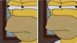 Homer Suspicious Meme Template