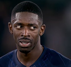 Skeptical Dembele Meme Template