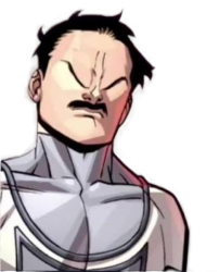 Long eyebrows Mark Grayson Meme Template