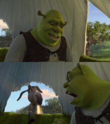 Shrek 2 - Could you not be yourself for five minutes Meme Template