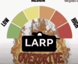 larp overdrive Meme Template