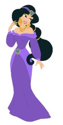 Jasmine in her Gown (1992) Meme Template