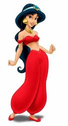 Red Princess Jasmine Meme Template