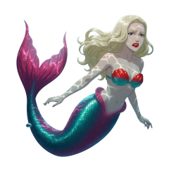 Mermaid Trish Meme Template