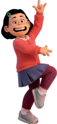 Meilin Lee Black Hair New Render Meme Template