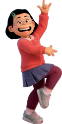 Meilin Lee Black Hair New Render Meme Template