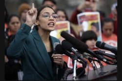 AOC Meme Template