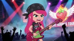 Strawberry Shortcake the rockstar Meme Template