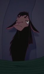 Grumpy Kuzco Meme Template