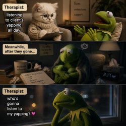 Mental health of therapist Meme Template