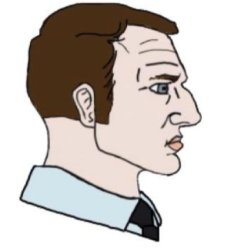 Macron chad Meme Template