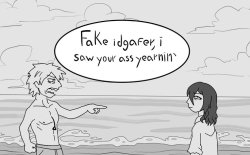 fake idgafer, I saw your ass yearnin Meme Template