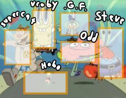 SpongeBob large shared template Meme Template