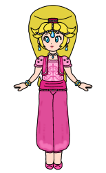 Princess Peach as Shimmer Meme Template