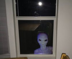 Alien window Meme Template